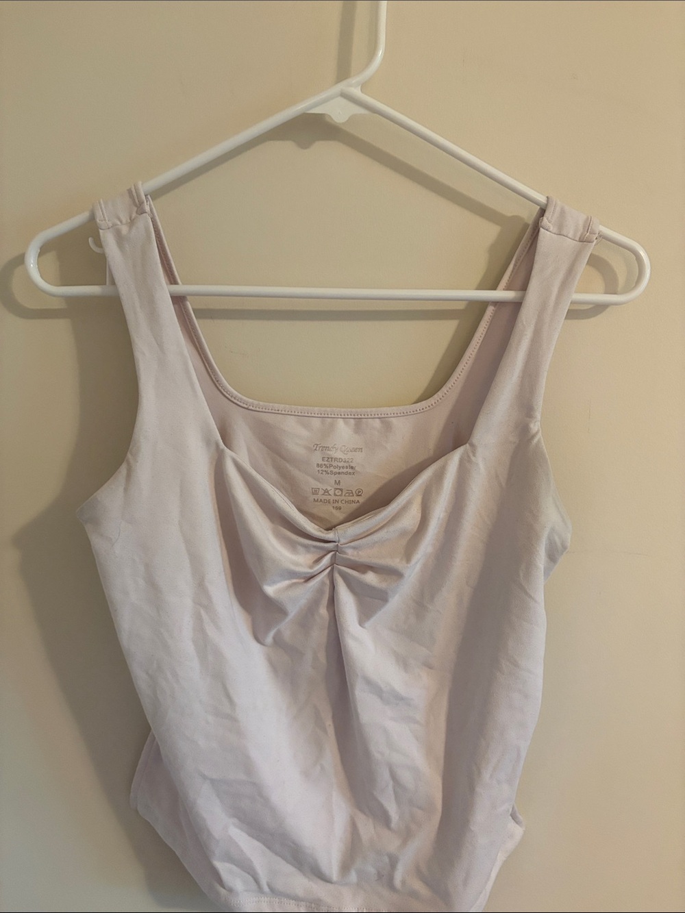Pink Twist-Front Tank Top